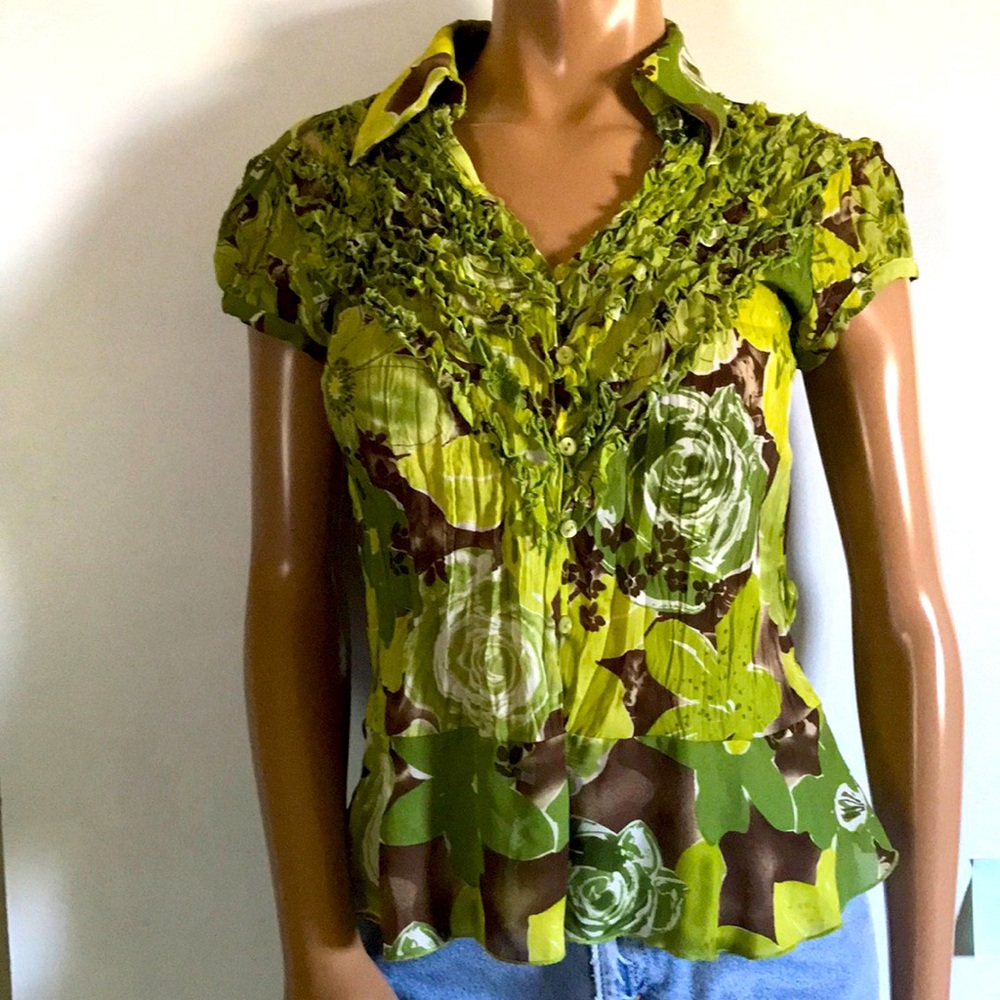Sunny Taylor small blouse/top.  Short sleeve.